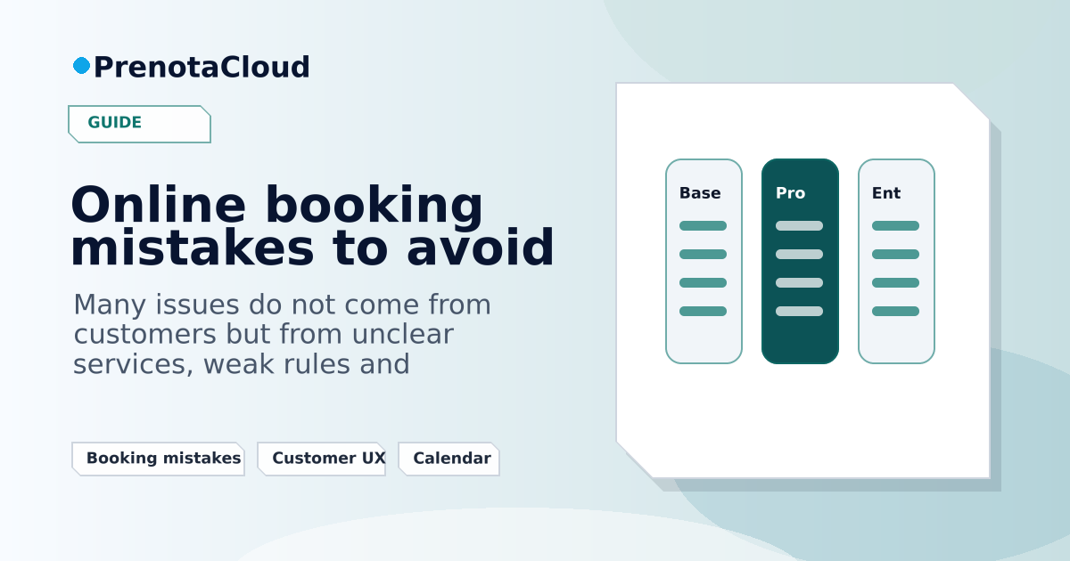 Online booking mistakes to avoid: where drop-offs and confusion start