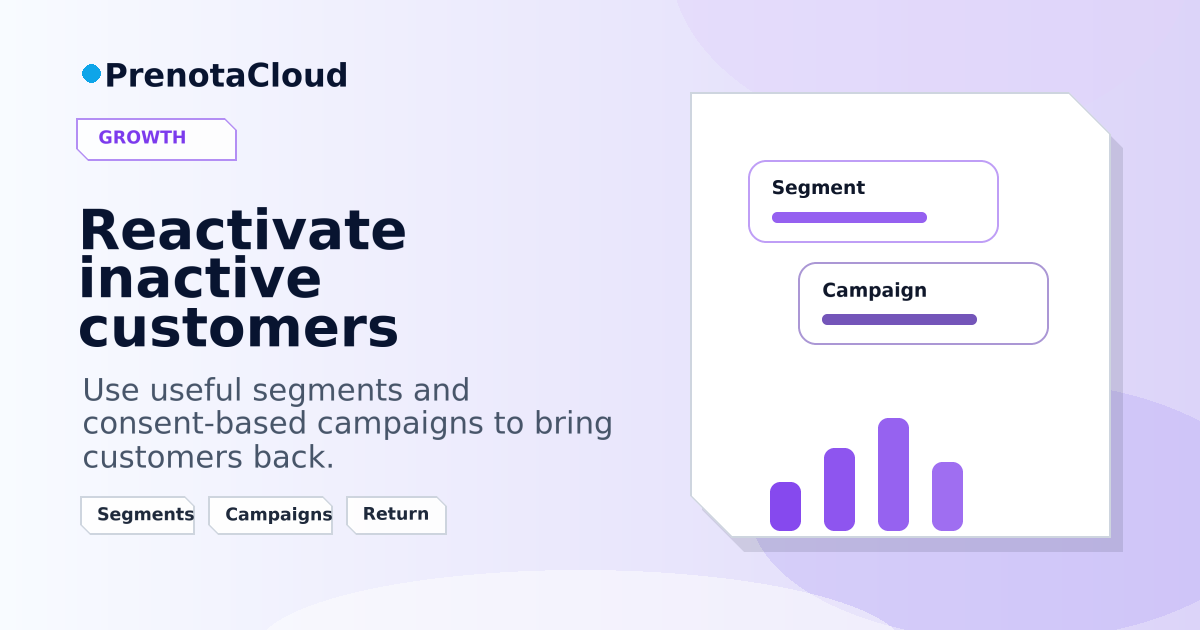Newsletters for inactive customers: reactivating bookings without spam