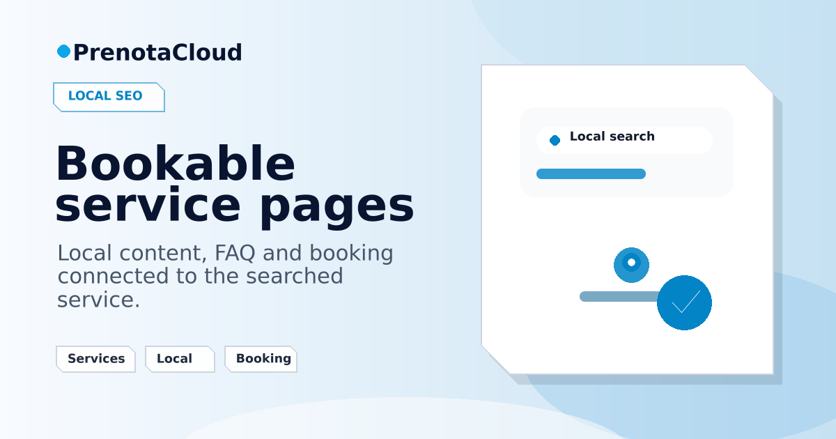 Service pages for local SEO: writing content that leads to booking