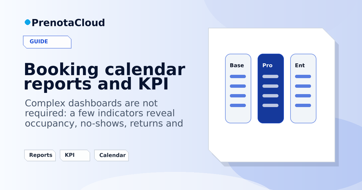 Booking calendar reports and KPI: which numbers to watch to really improve