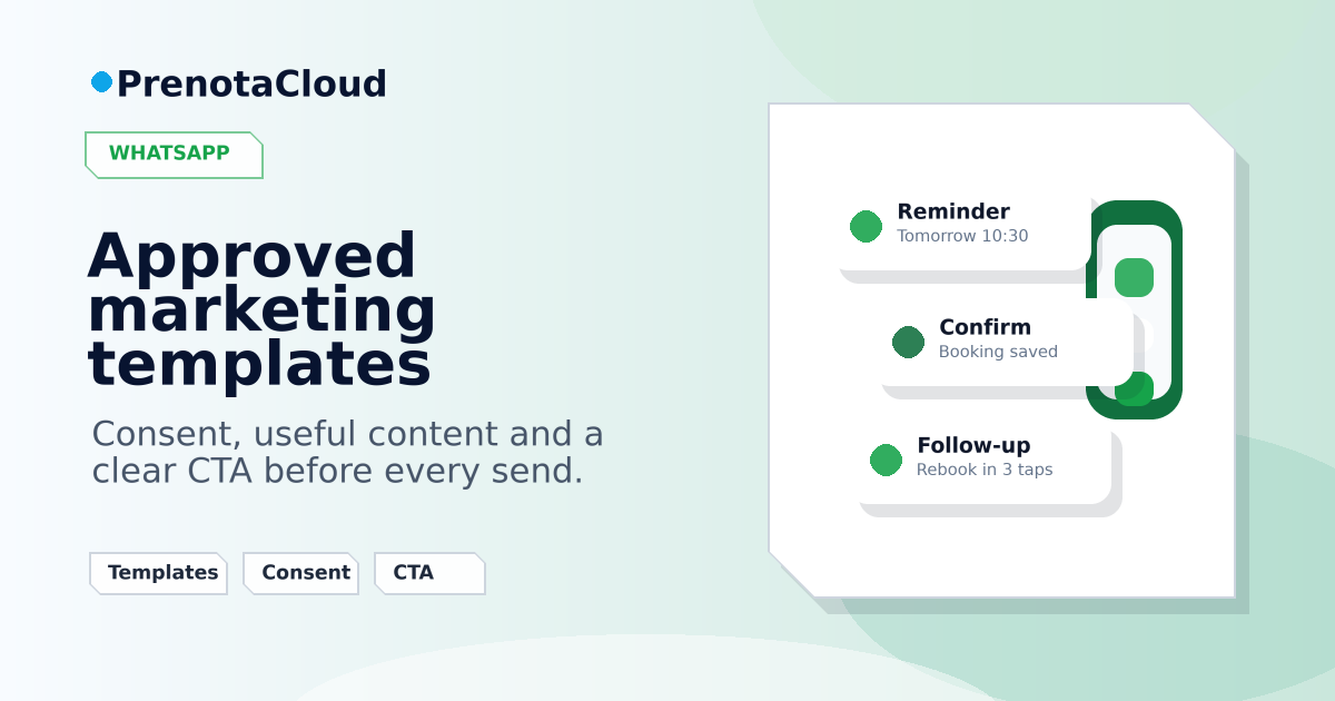 WhatsApp marketing templates for bookings: what to prepare before sending