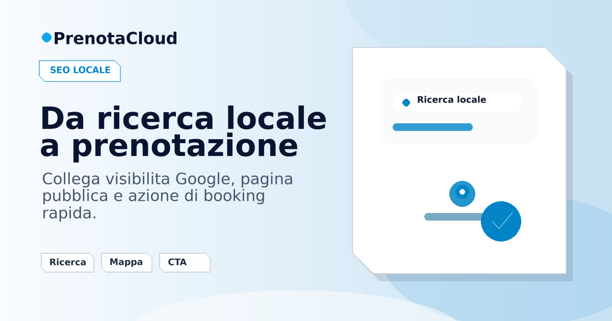 Google Business Profile e prenotazioni online: come trasformare ricerche locali in appuntamenti