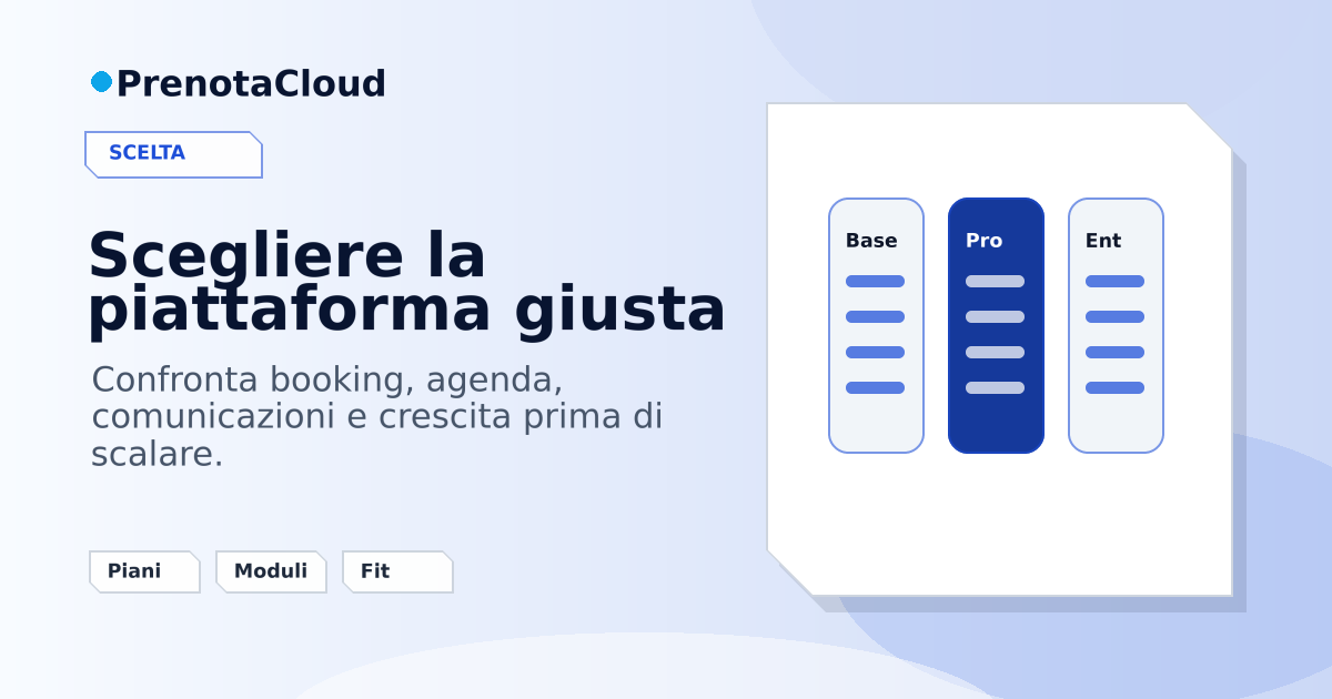 Come scegliere una piattaforma di prenotazioni online: criteri pratici per non sbagliare piattaforma