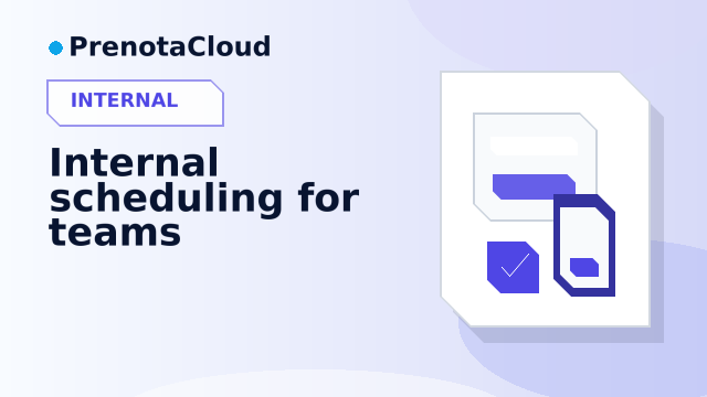 Internal scheduling for teams and companies: coordinating non-public appointments with visibility