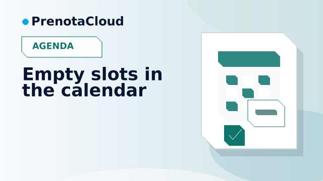 Empty slots in the calendar: finding them and turning them into bookable opportunities