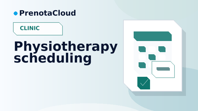 Online booking for physiotherapists: calendar, treatments and patient continuity