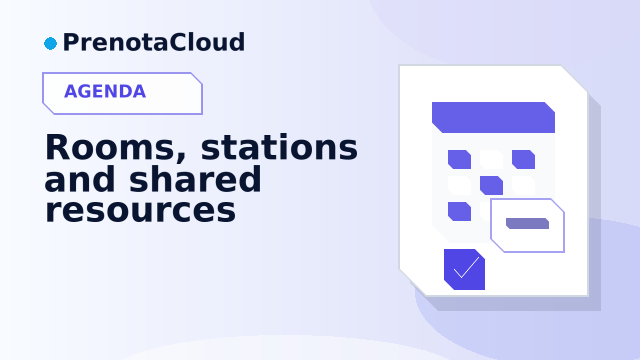 Rooms, stations and shared resources: avoiding overlaps in the calendar