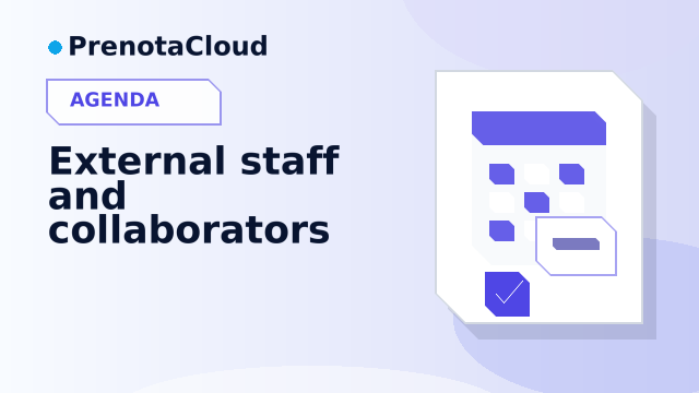 External staff and collaborators: adding them to the calendar without losing control