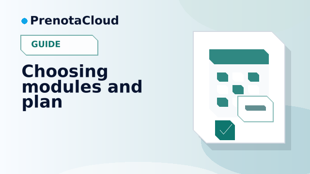 Choosing modules and plan: deciding what to activate now and what can wait