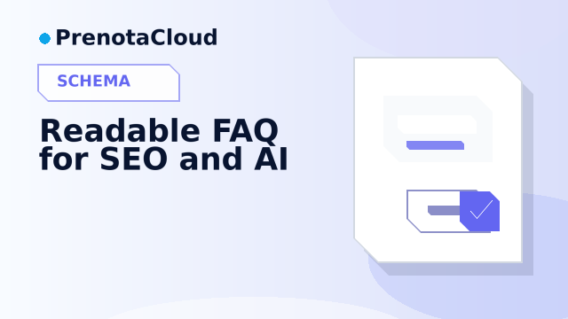 FAQ and structured data in the blog: helping SEO, AI and customers understand services