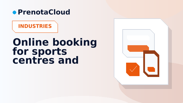 Online booking for sports centres and courts: clear availability by time slot