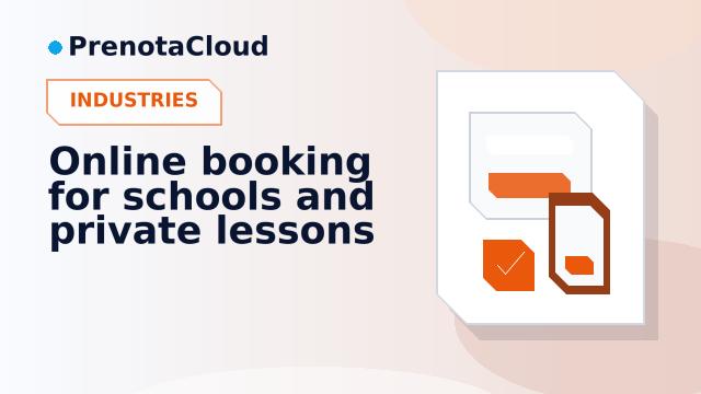 Online booking for schools and private lessons: organizing teachers, times and requests