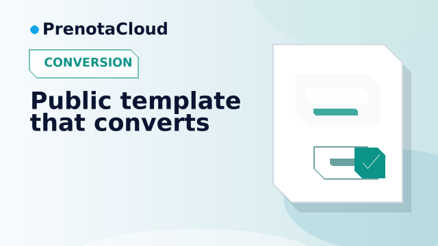 Public site templates for booking: what a converting page should include